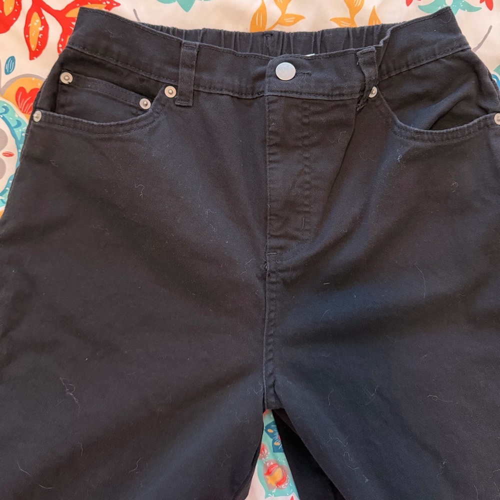 Women's High Rise Black Jeans